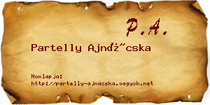 Partelly Ajnácska névjegykártya